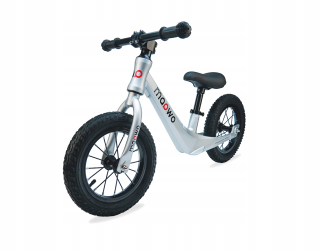 Maawo Elegans 12" balančný bicykel, strieborný